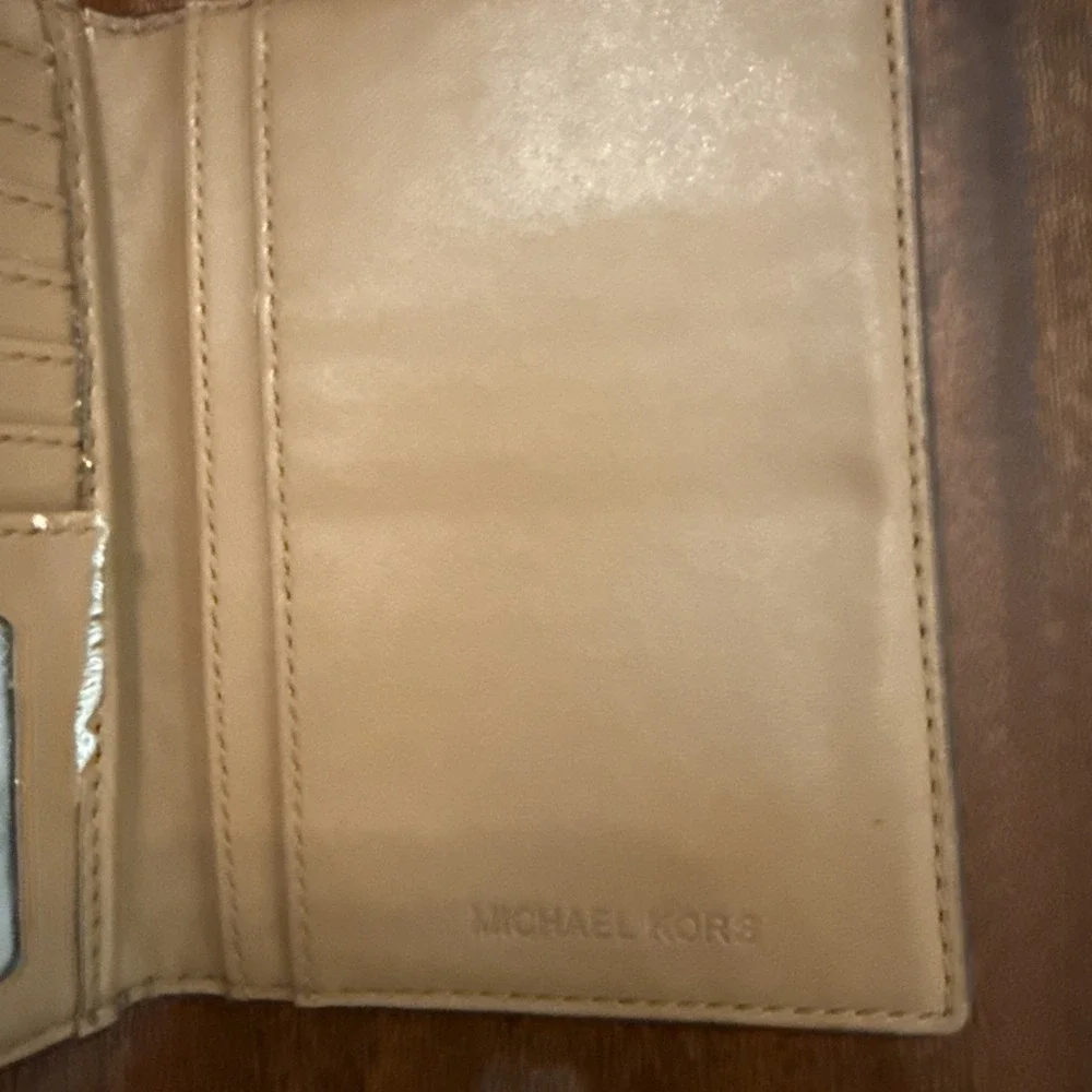Michael Kors Eva Large Logo Stripe Tote  Multi Shoulder Bag And Wallet